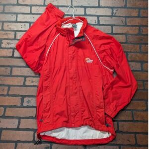 Lowe Alpine 90s Mens Red Triple Point Ceramic Shell Jacket M Ripstop Tech